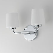 Maxim 12692 Durham 2-lt 14" Wall Sconce - Polished Chrome