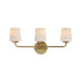 Maxim 12693 Durham 3-lt 23" Vanity - Natural Aged Brass