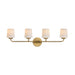 Maxim 12694 Durham 4-lt 33" Vanity - Natural Aged Brass