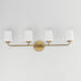 Maxim 12694 Durham 4-lt 33" Vanity - Natural Aged Brass