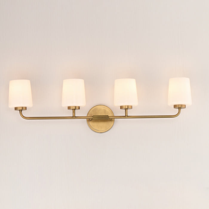 Maxim 12694 Durham 4-lt 33" Vanity - Natural Aged Brass