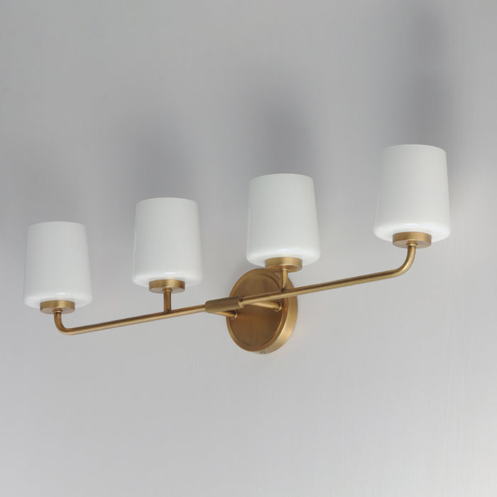 Maxim 12694 Durham 4-lt 33" Vanity - Natural Aged Brass