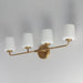 Maxim 12694 Durham 4-lt 33" Vanity - Natural Aged Brass