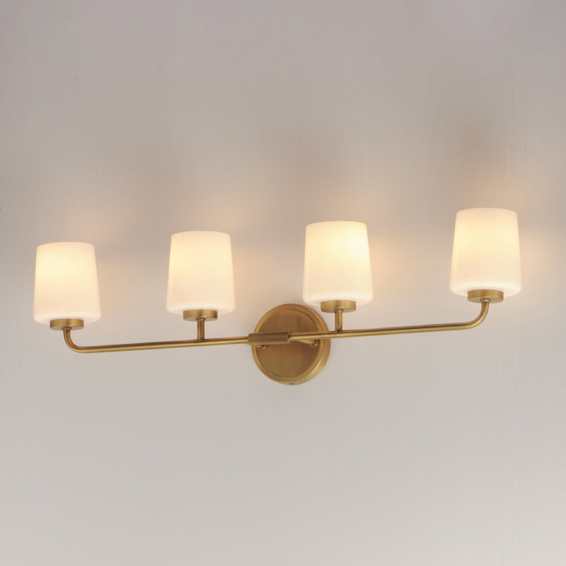 Maxim 12694 Durham 4-lt 33" Vanity - Natural Aged Brass