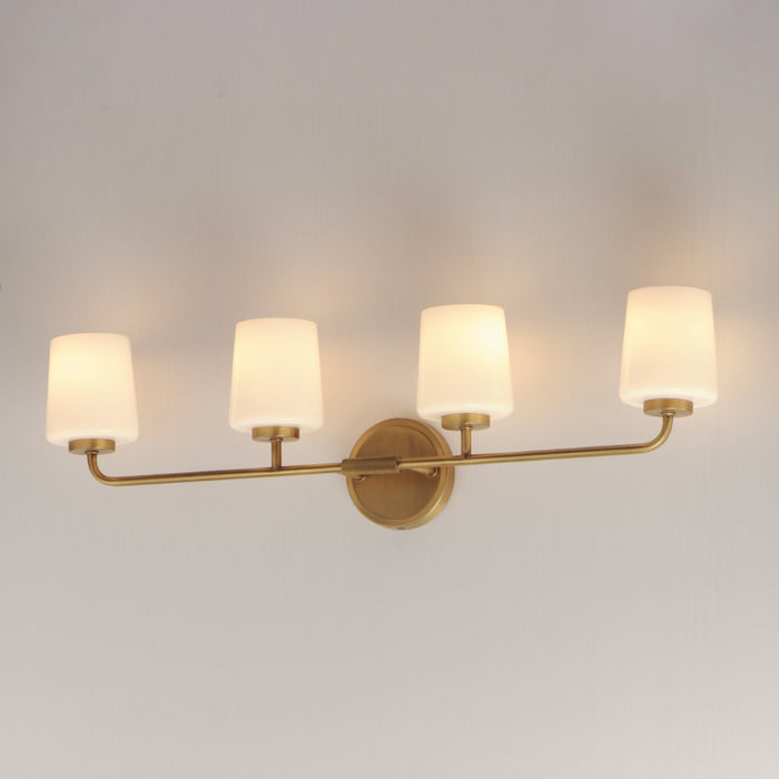 Maxim 12694 Durham 4-lt 33" Vanity - Natural Aged Brass