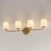 Maxim 12694 Durham 4-lt 33" Vanity - Natural Aged Brass