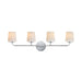 Maxim 12694 Durham 4-lt 33" Vanity - Polished Chrome