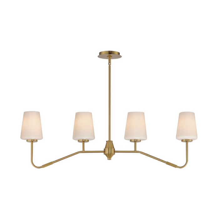 Maxim 12697 Durham 4-lt 39" Linear Pendant - Natural Aged Brass