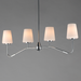 Maxim 12697 Durham 4-lt 39" Linear Pendant - Polished Chrome