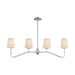 Maxim 12697 Durham 4-lt 39" Linear Pendant - Polished Chrome