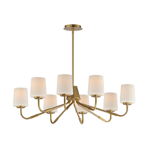 Maxim 12698 Durham 8-lt 34" Chandelier - Natural Aged Brass