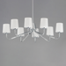 Maxim 12698 Durham 8-lt 34" Chandelier - Polished Chrome