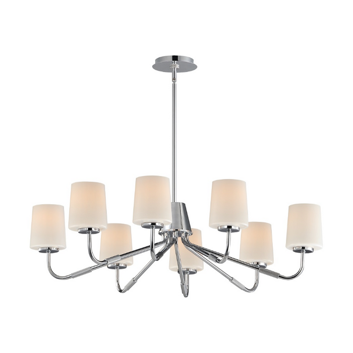 Maxim 12698 Durham 8-lt 34" Chandelier - Polished Chrome