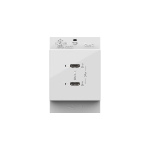 Adorne ARUSB30PD Ultra-Fast Plus Power Delivery USB Type-C/C Outlet Module