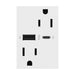 Adorne ARTRUSB156AC 15A Tamper-Resistant Ultra-Fast USB Type-A/C Outlet