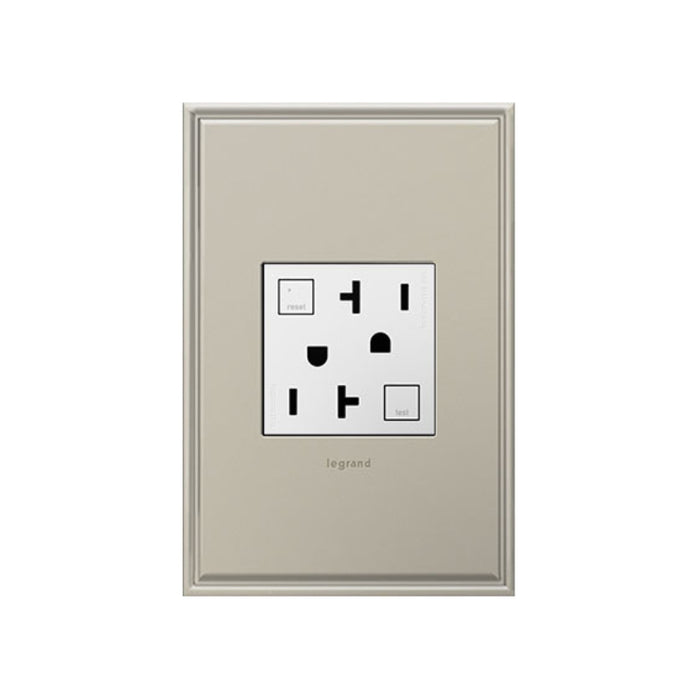 Adorne AGFTR2202 Tamper-Resistant 20a Duplex Self-Test Gfci Receptacles