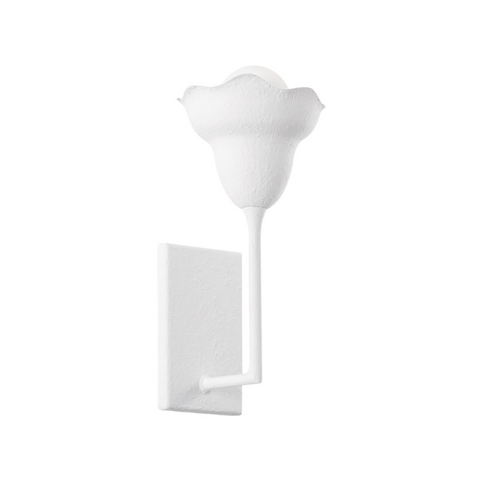 Hudson Valley 1281 Alora 1-lt 15" Tall Wall Sconce - White Plaster
