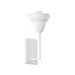 Hudson Valley 1281 Alora 1-lt 15" Tall Wall Sconce - White Plaster
