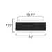 Maxim 12810 Seacliff 2-lt 16" Flush Mount
