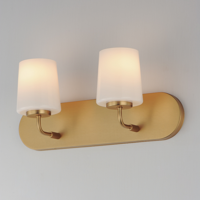 Maxim 12892 Durham 2-lt 18" Vanity - Natural Aged Brass