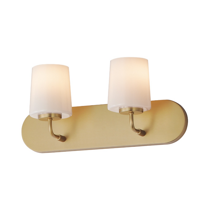 Maxim 12892 Durham 2-lt 18" Vanity - Natural Aged Brass
