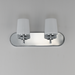 Maxim 12892 Durham 2-lt 18" Vanity - Polished Chrome