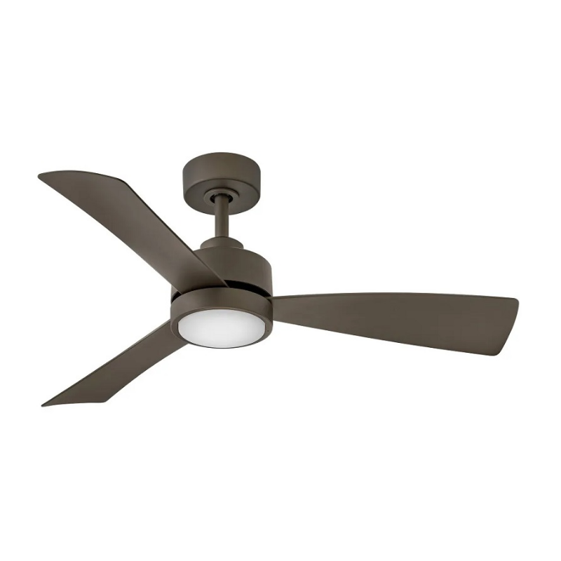 Hinkley 905744 Iver 44" Outdoor Smart Ceiling Fan with LED Light Kit - Metallic Matte Bronze