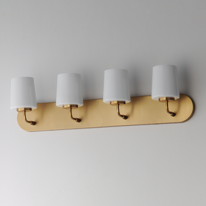 Maxim 12894 Durham 4-lt 30" Vanity - Natural Aged Brass