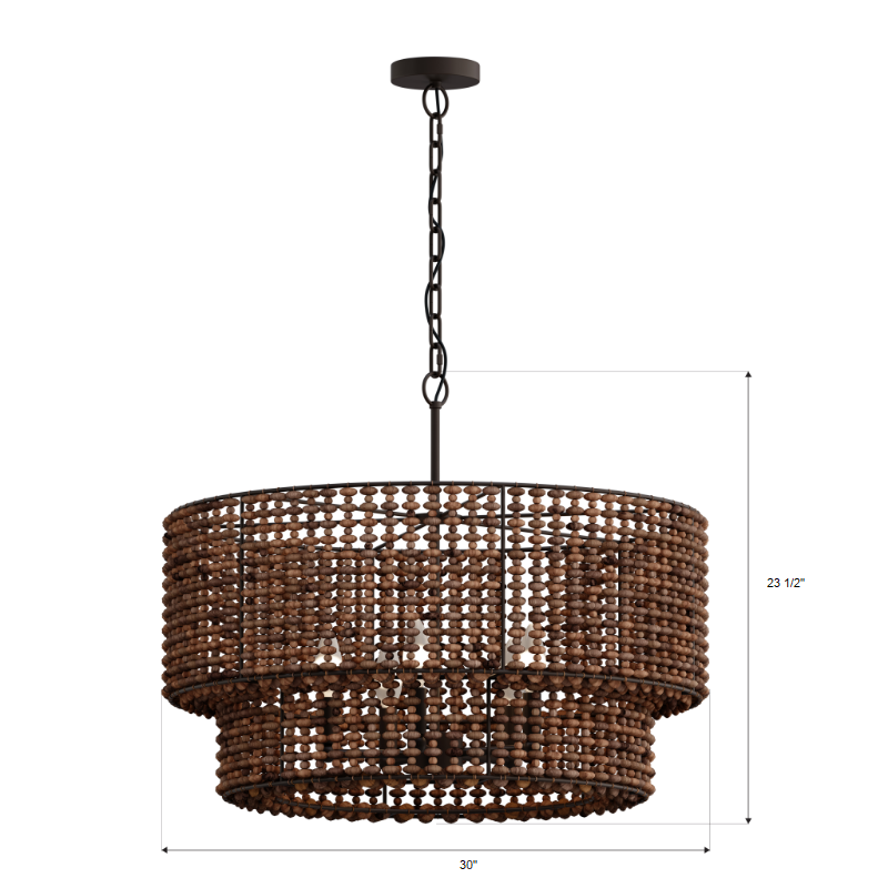 Minka Lavery 12955 Beaudelle 5-lt 30" Pendant