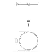 Accord 1297 Frame 1-lt 35" LED Pendant
