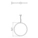 Accord 1297 Frame 1-lt 35" LED Pendant