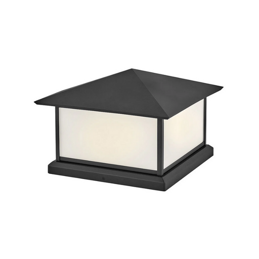 Hinkley 28987-LV Walter 2-lt 15" LED Outdoor Pier Mount Lantern - Textured Black