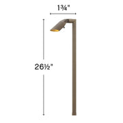 Hinkley 16507 Hardy Island 27" Tall LED Spot Light and Stem, 12V