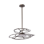 Hubbardton Forge 131001 Muse 1-lt 23" LED Pendant - Dark Smoke