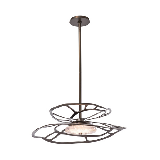 Hubbardton Forge 131001 Muse 1-lt 23" LED Pendant - Dark Smoke