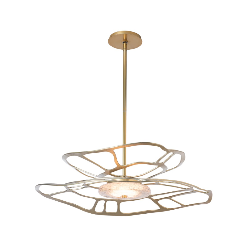 Hubbardton Forge 131002 Muse 1-lt 31" LED Large Pendant - Modern Brass