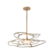 Hubbardton Forge 131002 Muse 1-lt 31" LED Large Pendant - Modern Brass