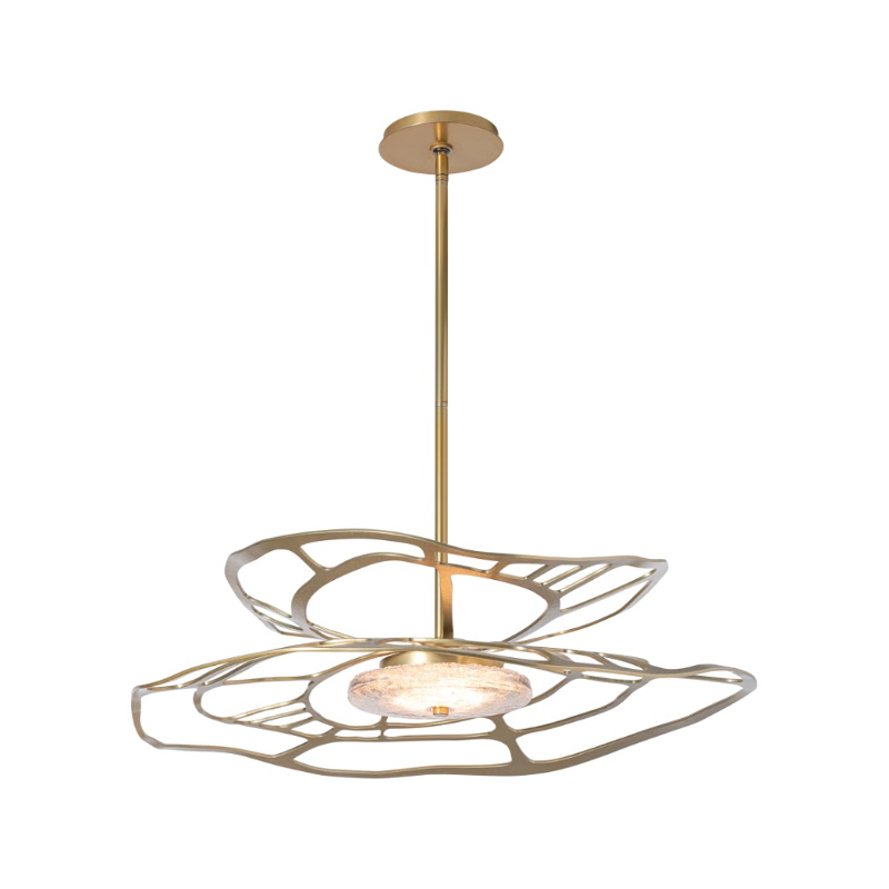 Hubbardton Forge 131002 Muse 1-lt 31" LED Large Pendant - Modern Brass