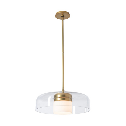 Hubbardton Forge 131003 Sora 1-lt 18" Pendant - Modern Brass
