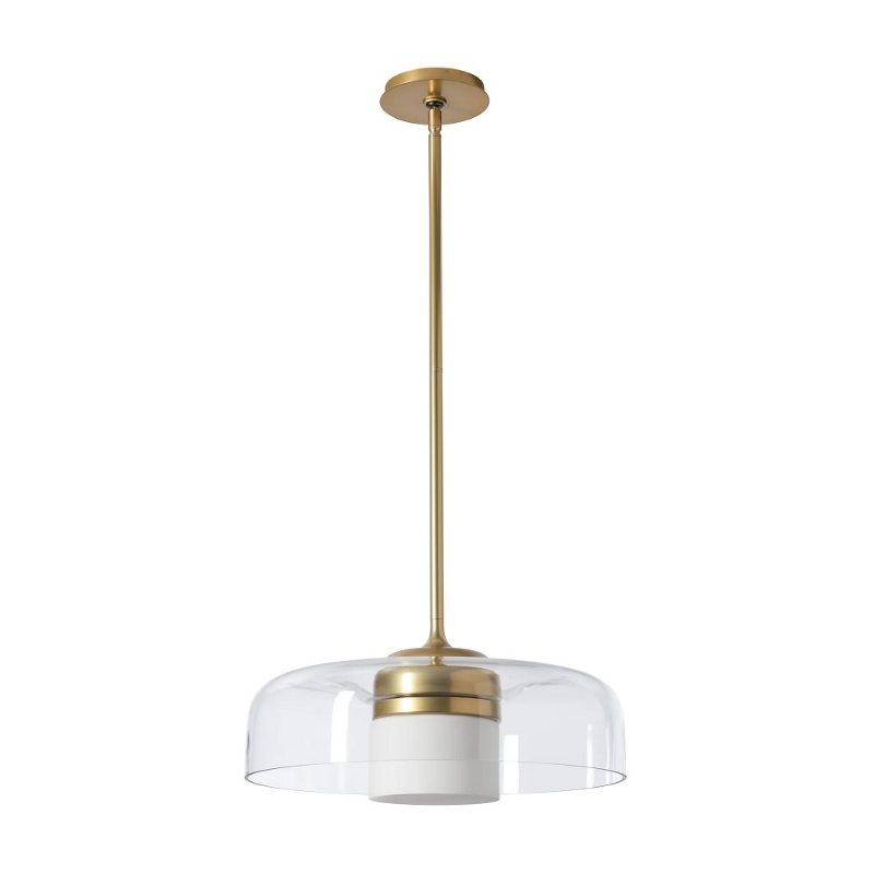 Hubbardton Forge 131003 Sora 1-lt 18" Pendant - Modern Brass