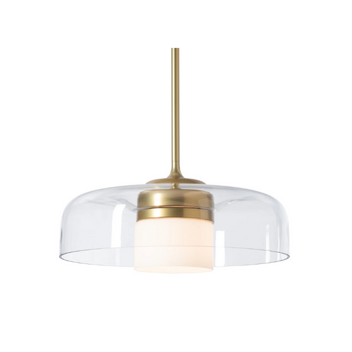 Hubbardton Forge 131003 Sora 1-lt 18" Pendant - Modern Brass