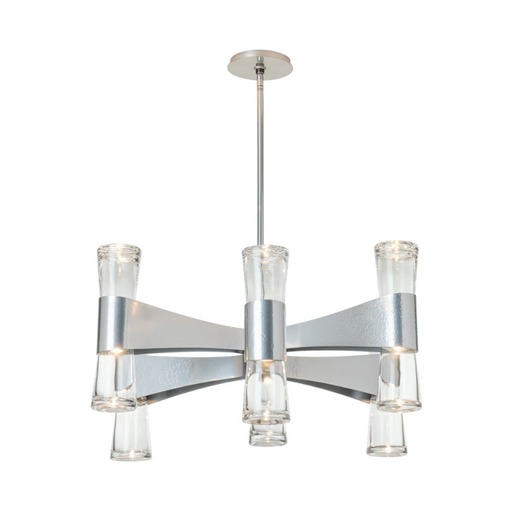 Hubbardton Forge 131008 Bellis 12-lt 33" LED Round Chandelier - Sterling