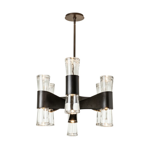 Hubbardton Forge 131009 Bellis 12-lt 48" LED Oval Chandelier - Dark Smoke