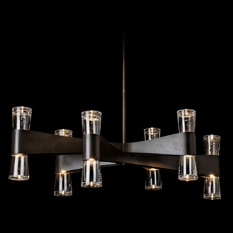 Hubbardton Forge 131009 Bellis 12-lt 48" LED Oval Chandelier