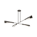 Hubbardton Forge 131010 Vertex 4-lt 92" Pendant/Semi-Flush - Dark Smoke