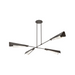 Hubbardton Forge 131010 Vertex 4-lt 92" Pendant/Semi-Flush - Oil Rubbed Bronze
