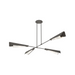 Hubbardton Forge 131010 Vertex 4-lt 92" Pendant/Semi-Flush - Natural Iron