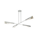 Hubbardton Forge 131010 Vertex 4-lt 92" Pendant/Semi-Flush - Vintage Platinum