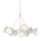 Hubbardton Forge 131068 Brooklyn 9-lt 32" Pendant, White Accent