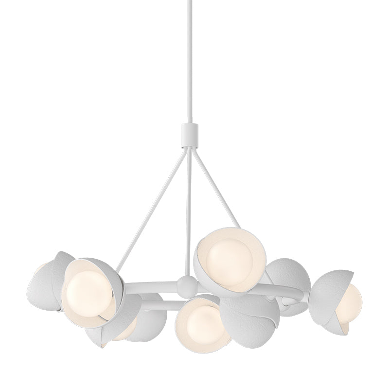 Hubbardton Forge 131068 Brooklyn 9-lt 32" Pendant, White Accent